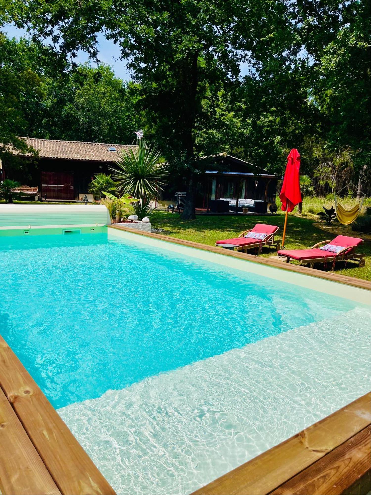 House De La Canopee, Swimming Pool, Lake, Forest, Large Garden And Wifi Hourtin Exterior photo